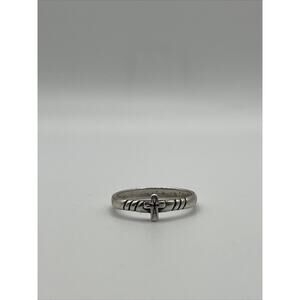 Vintage WJ Cross Sterling Silver Ring - Size 9